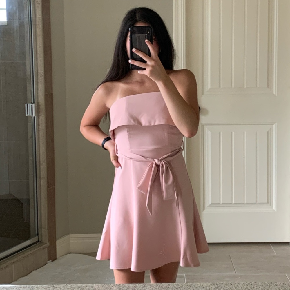 Pink Mini Dress